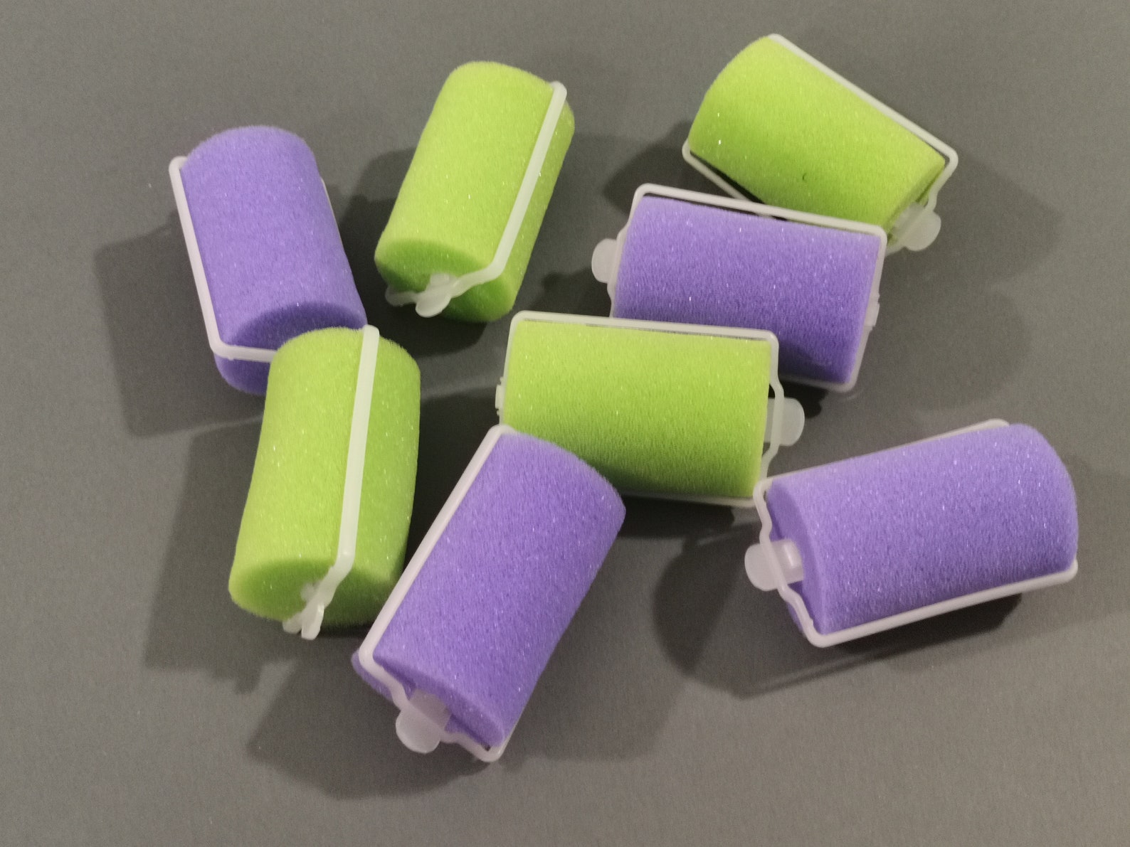 ON SALE Vintage Hair Curlers Set of 8 Foam Hair Rollers Etsy