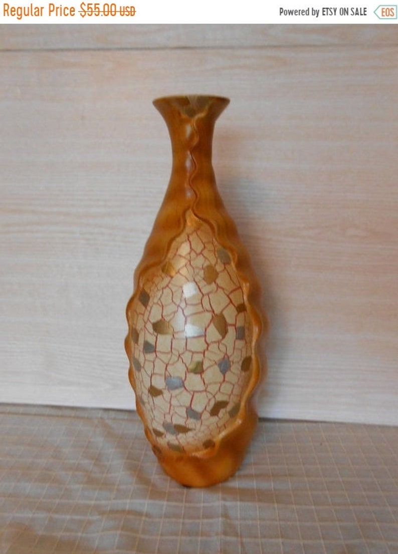 On Sale Vintage Ceramic Vase Large Floor Vase Floor Vase Etsy