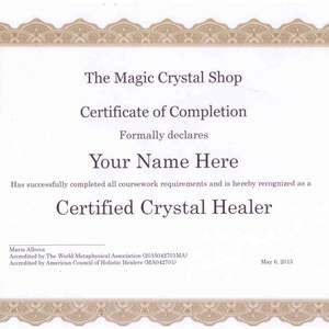 Advanced Certified Crystal Healer Course