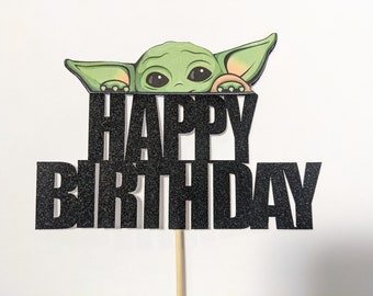Yoda Cake Topper Etsy