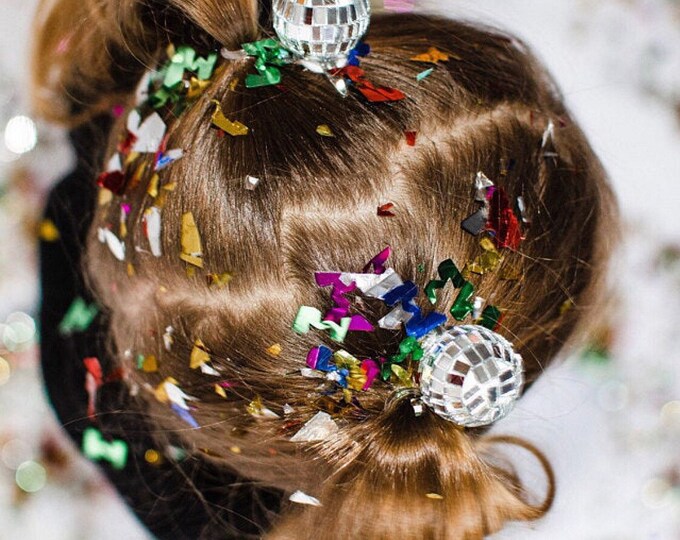 Disco Ball Hair Clip, New Years Eve Hair Clip, Heartbreaker Hair Clip