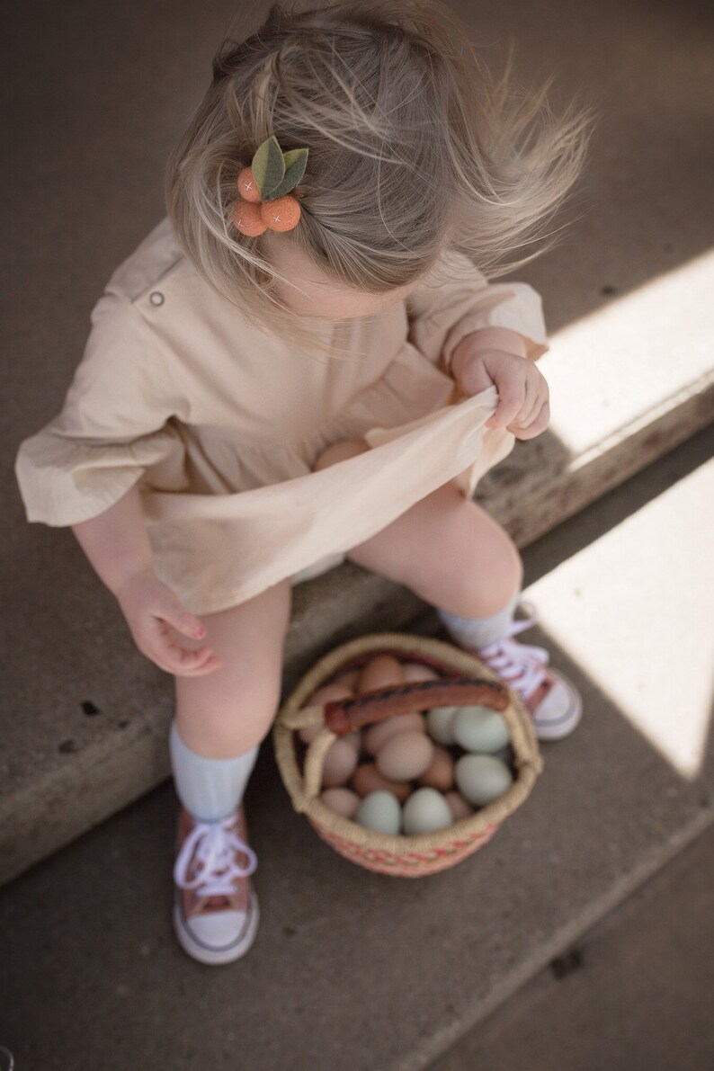Clementine Headband or Clementine Hair Clip Oranges Hair Clip Etsy