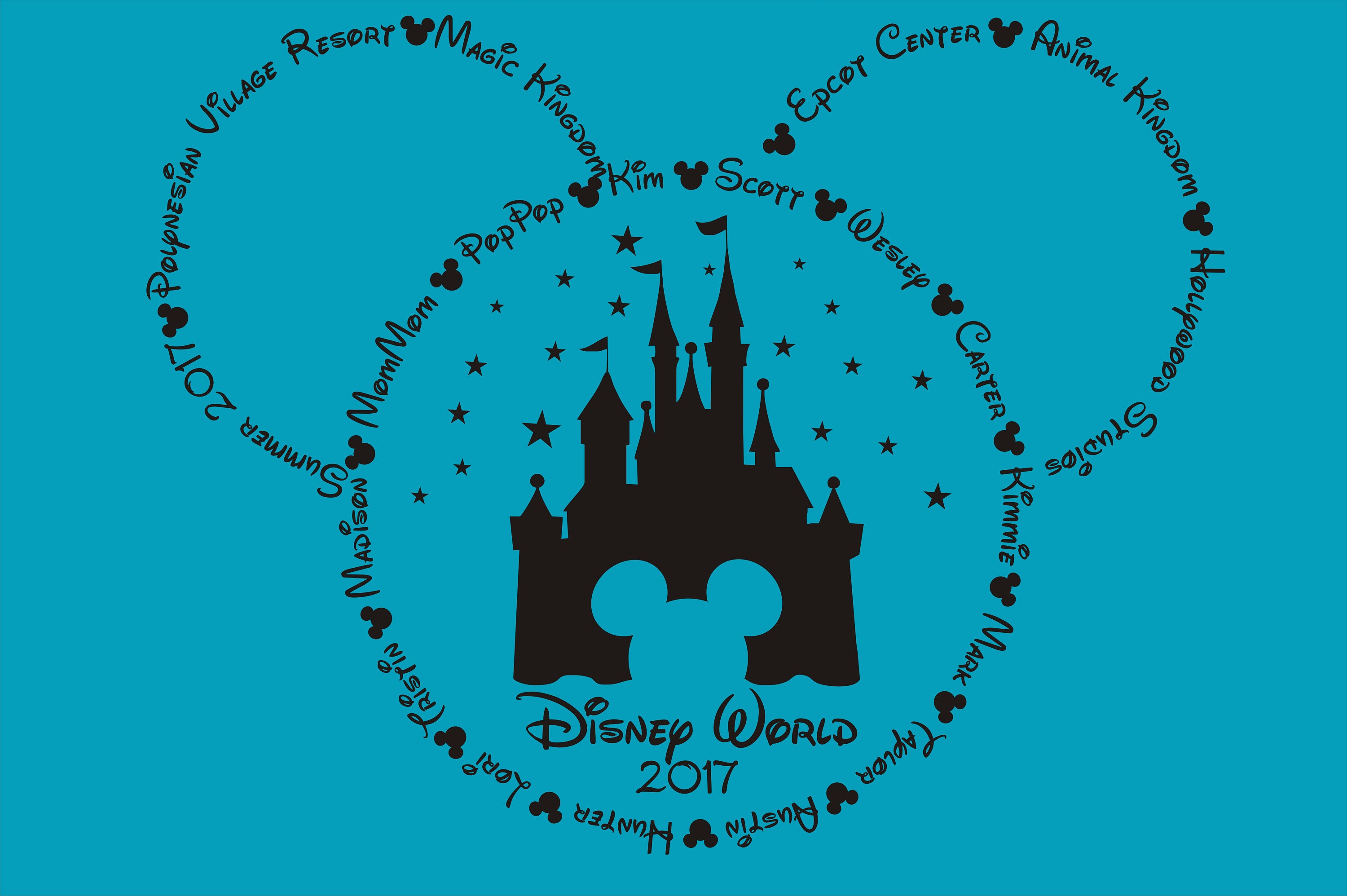 Personalized Matching Disney Family Vacation Shirts Disney Etsy