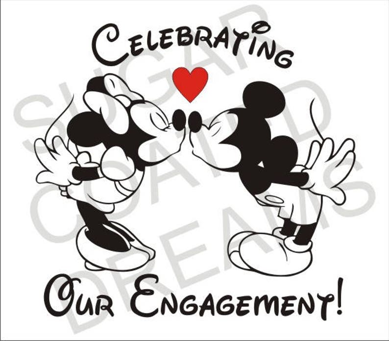 Mickey Mouse Kisses Minnie Mouse Gateau De Mariage Gateau De Fete De Fiancailles En Argent Paillettes Patisserie Ustensiles A Patisserie Napravi Rs