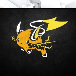 PKM - Vinyl Decal (Animation Anime Video Game Console Car Window Glass Acrylic Laptop Tablet PC Computer Tower Case Multi Color Art Decor)