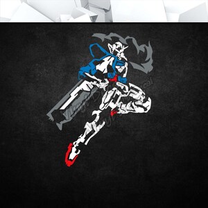 MSG - Vinyl Aufkleber (Animation Anime Videospiel Konsole Auto Fenster Glas Acryl Laptop Tablet PC Computer Tower Case Multi Color Art Decor)