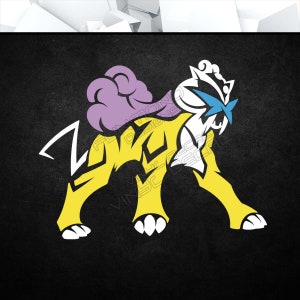 PKM - Vinyl Decal (Animation Anime Video Game Console Car Window Glass Acrylic Laptop Tablet PC Computer Tower Case Multi Color Art Decor)