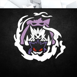 PKM - Sticker en vinyle (Animation, Anime, console de jeu vidéo, fenêtre de voiture, verre acrylique pour ordinateur portable, tablette PC, tour d'ordinateur, décoration artistique multicolore)