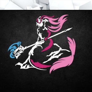 LOL - Vinyl Decal (Video Game Car Laptop Tablet PC Tower Case Multi Color Decor)