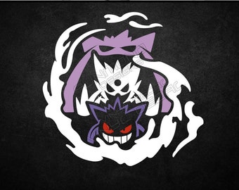 PKM - Vinyl Decal (Animation Anime Video Game Console Car Window Glass Acrylic Laptop Tablet PC Computer Tower Case Multi Color Art Decor)