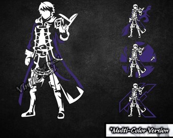 Robin (Male) Vinyl Decal (Fire Emblem Video Game Series) *Multi-Color Version*