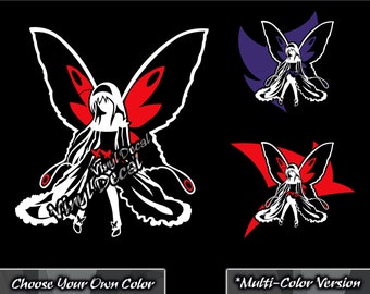Anime car decal | Etsy