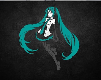 VCL - Vinyl Decal (Idol Singer Video Game Console Car Window Glass Acrylic Laptop Tablet PC Computer Tower Case Multi Color Art Decor)