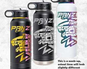 ZDS - Mecha Stainless Steel Water Bottle (Animation Anime Mech Robot Sci-fi Reusable Durable Insulated Eco-friendly BPA Lead Free)