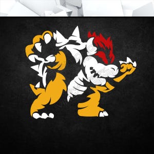 SMB - Vinyl Decal (Animation Anime Video Game Console Car Window Glass Acrylic Laptop Tablet PC Computer Tower Case Multi Color Art Decor)