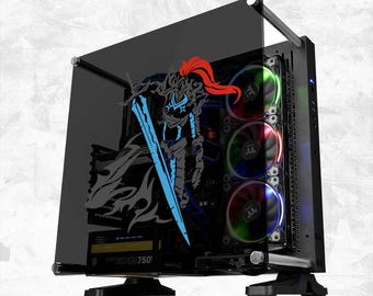 SLL - Vinyl Decal Transfer (Animation Anime Video Game Console Car Window Glass Acrylic Laptop Tablet PC Computer Tower Case Multi Color)