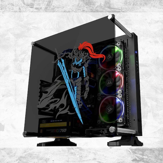 SLL - Vinyl Decal Transfer (Animation Anime Video Game Console Car Window Glass Acrylic Laptop Tablet PC Computer Tower Case Multi Color)