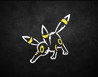 PKM - Vinyl Aufkleber (Animation Anime Videospiel Konsole Auto Fenster Glas Acryl Laptop Tablet PC Computer Tower Gehäuse Multi Color Art Decor)