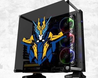 KMR Vinyl Decal Transfer (Video Game Console Car Window Glass Acrylic Laptop Tablet PC Computer Tower Case Multi Color Art Decor)