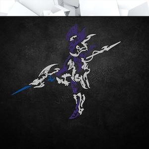 FNF - Vinyl Decal (MMORPG Online Video Game Console Car Window Glass Acrylic Laptop Tablet PC Computer Tower Case Multi Color Art Decor)