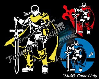 Ike Vinyl Decal (Fire Emblem Series) *Multi-Color Version*
