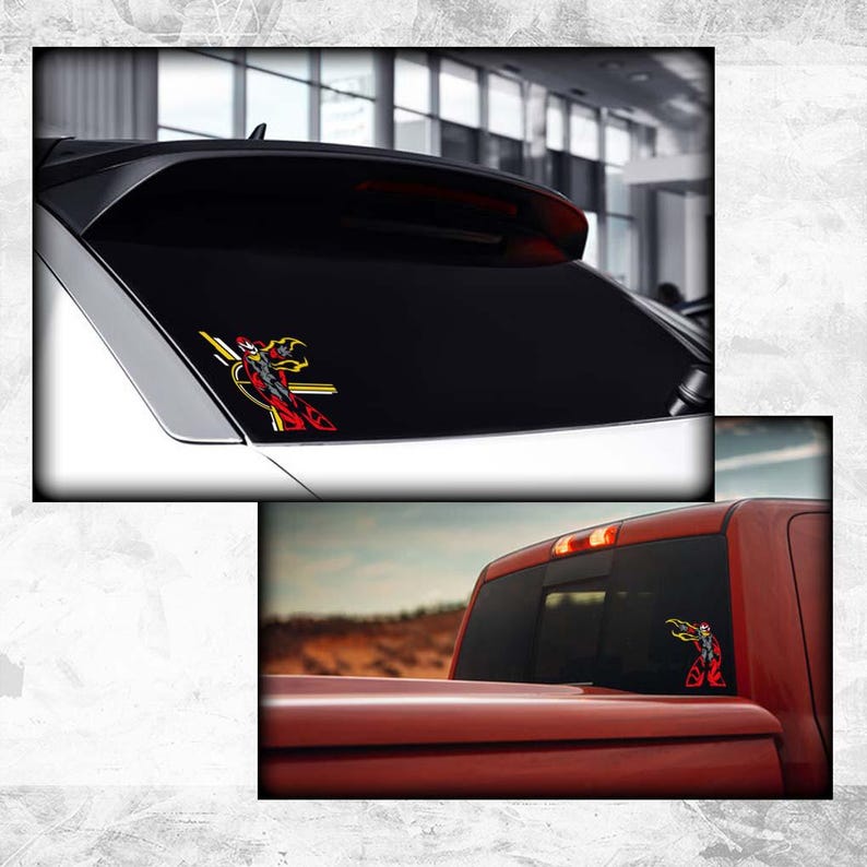 MGM Vinyl Decal Transfer (Video Game Console Car Window Glass Acrylic Laptop Tablet PC Computer Tower Case Multi Color Art Decor) bild 4