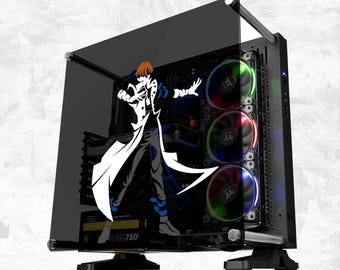 YGO - Vinyl Decal Transfer (Animation Anime Video Game Console Car Window Glass Acrylic Laptop PC Computer Tower Case Multi Color Art)
