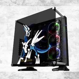 PKM - Vinyl Aufkleber (Animation Anime Videospiel Konsole Auto Fenster Glas Acryl Laptop Tablet PC Computer Tower Gehäuse Multi Color Art Decor)