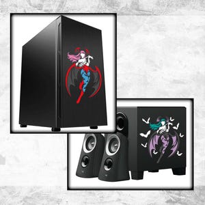 Vinyl Aufkleber Transfer (Videospiel Konsole Auto Fenster Glas Acryl Laptop Tablet PC Computer Tower Case Multi Color Art Decor) Bild 5