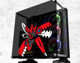 PKM Vinyl Decal Transfer (Animation Anime Video Game Console Car Window Glass Acrylic Laptop Tablet PC Computer Tower Case Multi Color Art)