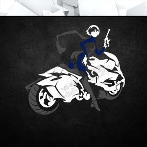 Vinyl Decal (Animation Anime Video Game Console Car Window Glass Acrylic Laptop Tablet PC Computer Tower Case Multi Color Art Decor)