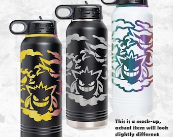 PKM - Stainless Steel Water Bottle (Animation Anime Monster Video Game Reusable Durable Insulated Eco-friendly BPA Lead Free)