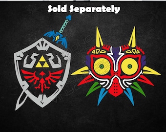 LOZ - Vinyl Decal (Video Game Console Car Window Glass Acrylic Laptop Tablet PC Computer Tower Case Multi Color Art Decor)