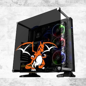 PKM - Vinyl Decal (Animation Anime Video Game Console Car Window Glass Acrylic Laptop Tablet PC Computer Tower Case Multi Color Art Decor)