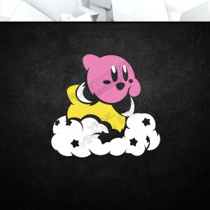 Vinyl Decal (Animation Anime Video Game Console Car Window Glass Acrylic Laptop Tablet PC Computer Tower Case Multi Color Art Decor)