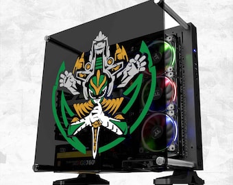 PWR - Vinyl Decal (Super Hero Video Game Console Car Window Glass Acrylic Laptop Tablet PC Computer Tower Case Multi Color Art Decor)
