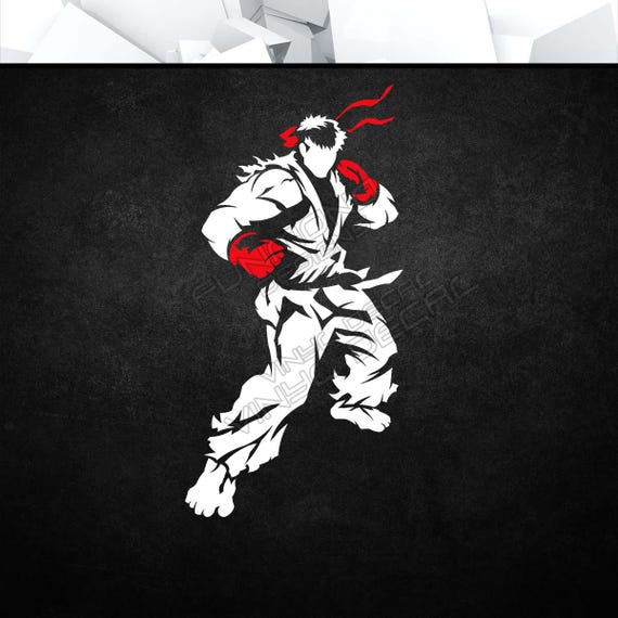 SFT - Vinyl Decal (Fighting Esports Video Game Console Car Window Glass Acrylic Laptop Tablet PC Computer Tower Case Multi Color Art Decor)