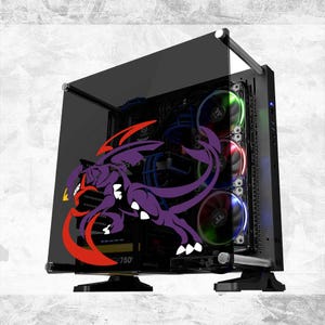 PKM - Vinyl Decal (Animation Anime Video Game Console Car Window Glass Acrylic Laptop Tablet PC Computer Tower Case Multi Color Art Decor)