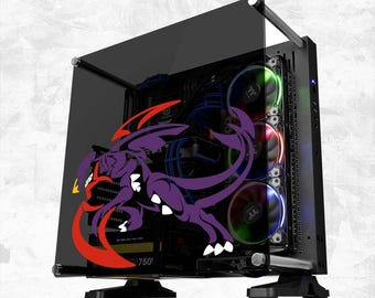 PKM - Vinyl Decal (Animation Anime Video Game Console Car Window Glass Acrylic Laptop Tablet PC Computer Tower Case Multi Color Art Decor)