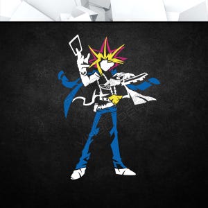 Vinyloverdrukplaatje (Animatie Anime Videogameconsole Autoruitglas Acryl Laptop Tablet PC Computer Toren Case Multi Color Art Decor)