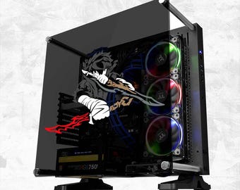 SLL - Vinyl Decal (Animation Anime Video Game Console Car Window Glass Acrylic Laptop Tablet PC Computer Tower Case Multi Color Art Decor)