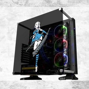 NIR - Vinyl Decal (Video Game Console Car Window Glass Acrylic Laptop Tablet PC Computer Tower Case Multi Color Art Decor)