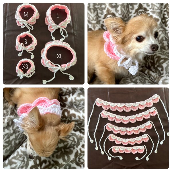 Knit Dog Collar Etsy