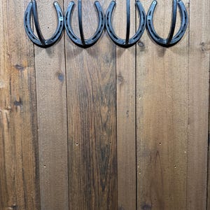 Four Horseshoe Coat Hook