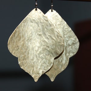 Big Boho Earrings Boho Jewelry Bohemian Earrings Gold Brass Earrings Large Dangle Earrings Bohemian Jewelry Statement Earrings