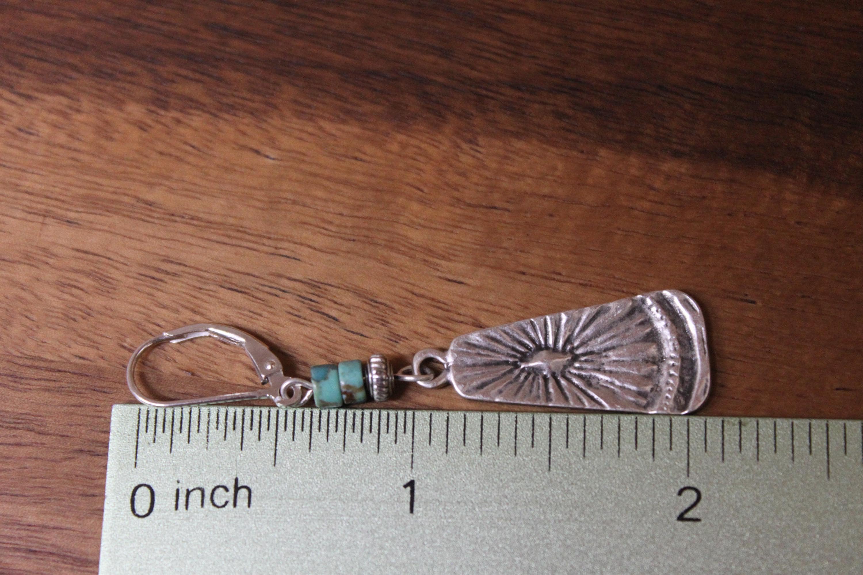 Silver Genuine Turquoise Earrings Dangle Earrings Boho Earrings Drop earrings Boho jewelry Stone Earrings Bohemian earrings Gift For women