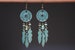 Turquoise boho Earrings Dangle Earrings Boho Jewelry Leaf Bohemian Earrings Chandelier Statement Earrings Ethnic earrings Gift for women 