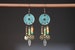 Turquoise Boho Earrings Dangle Earrings Boho jewelry Chandelier Drop Earrings Gypsy Ethnic Earrings Gift for women 