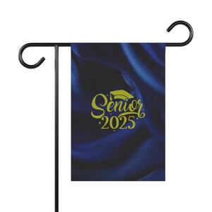Vlag afstuderen tuin, banner buiten voor afstudeerfeest, student decor, viering tuinbord, gefeliciteerd cadeau
