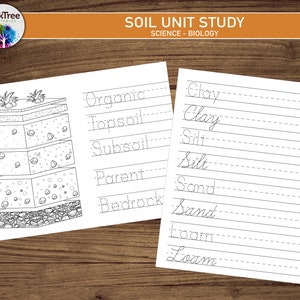 Soil Unit Study Bundle, Homeschool, School at Home, Montessori Inspired ...